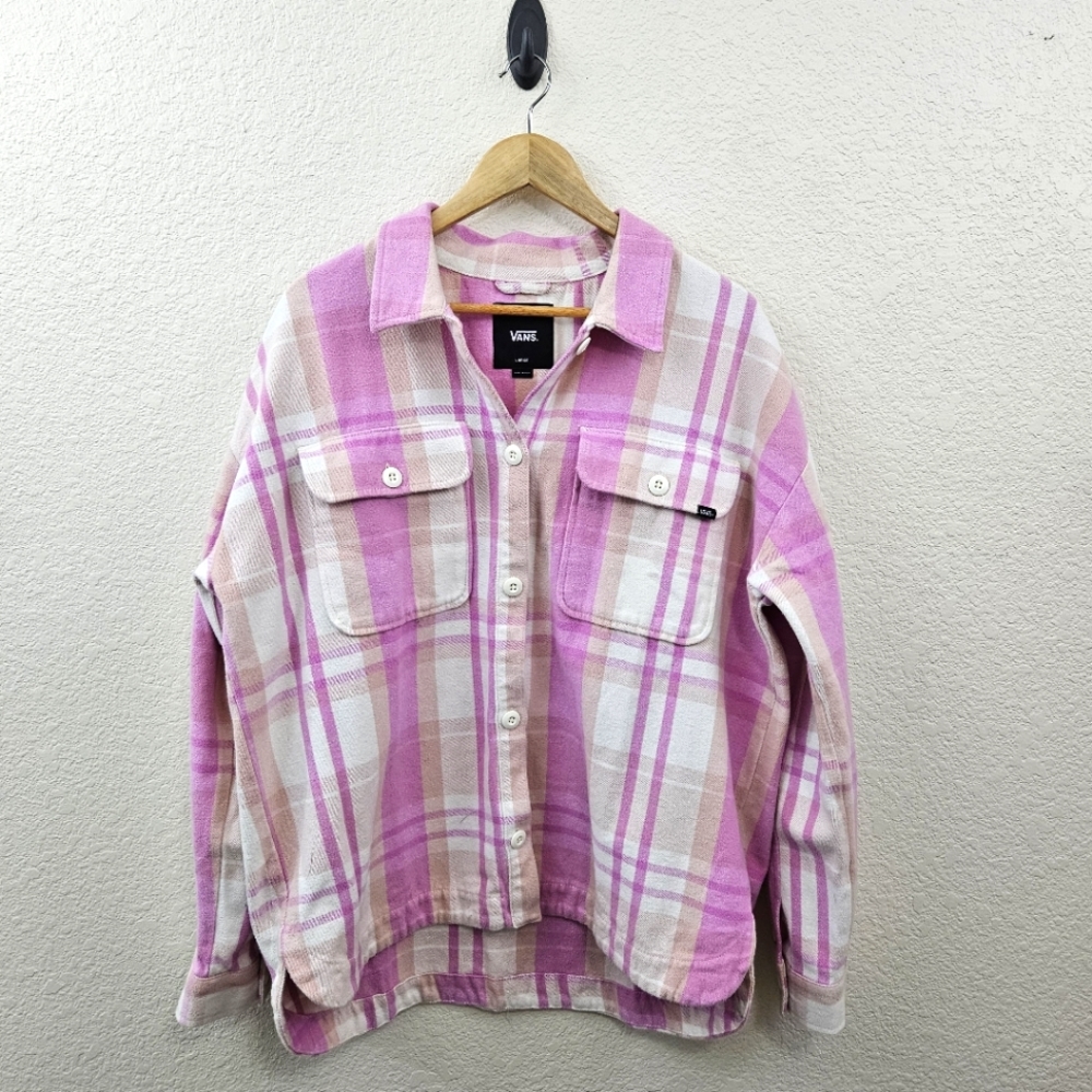 Vans Pink Eliza Oversized Shacket NWOT (L)